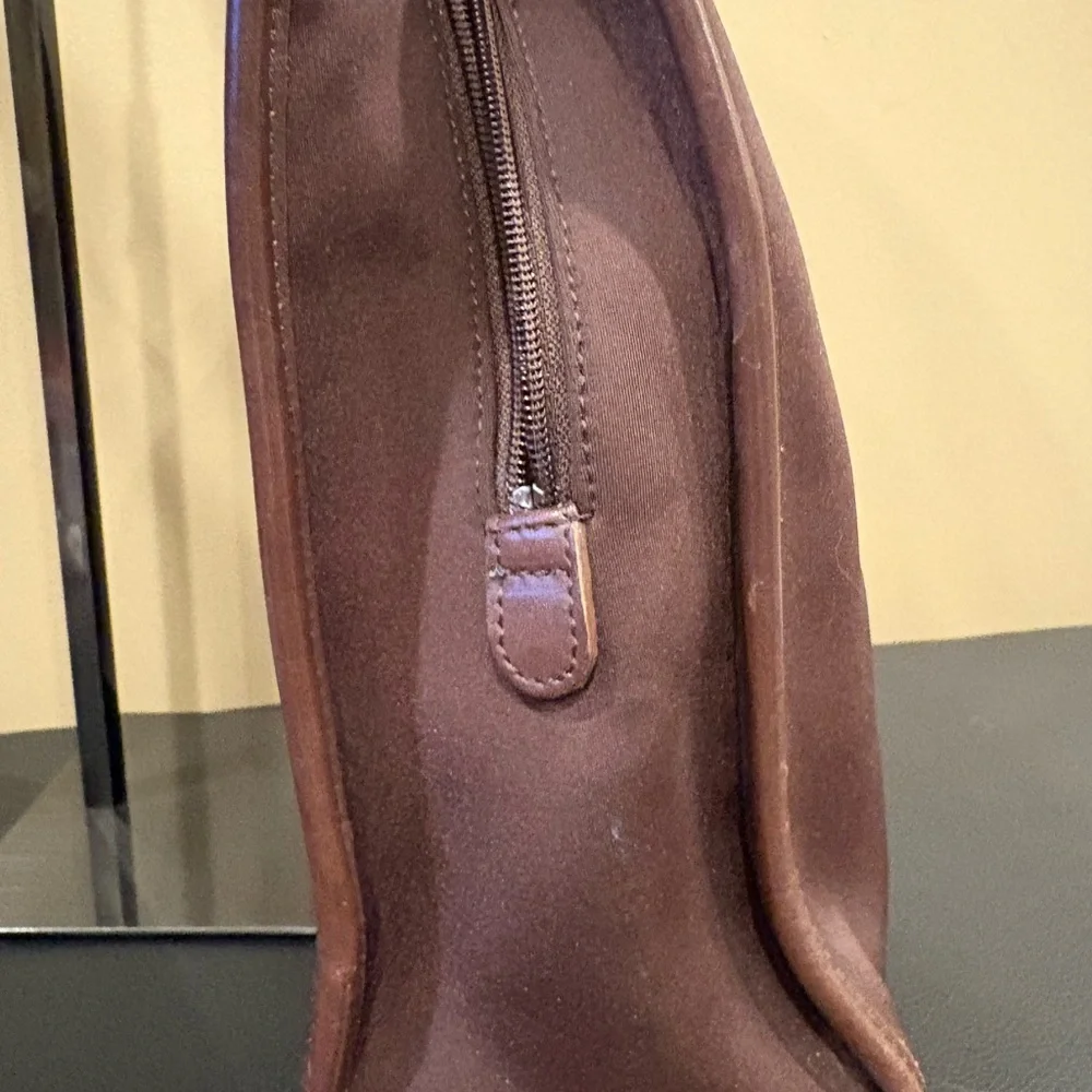 Vintage COACH Neo Tote 6206 – Chocolate Brown Neoprene & Leather